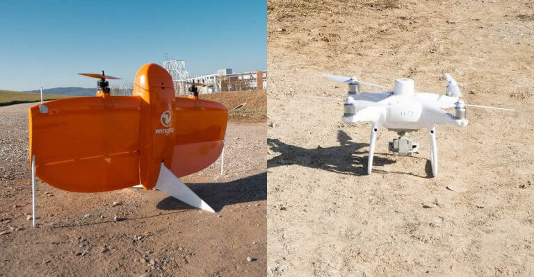 wingtraone and dji phantom 4 drone comparison