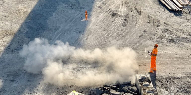 SBB drone mapping with WingtraOne