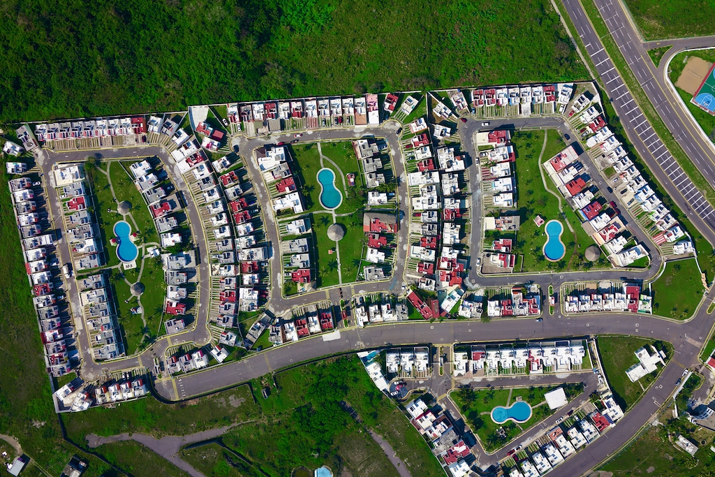 Capture de données de drone Superblock à Cancún