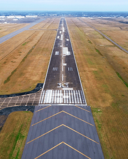 Chennault International Airport runway
