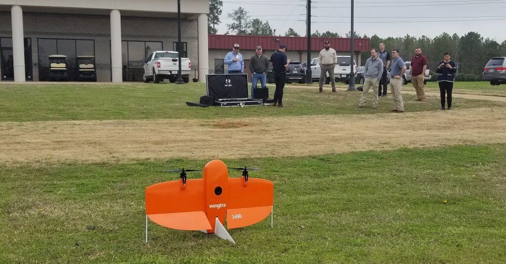 GTS and WingtraOne drone
