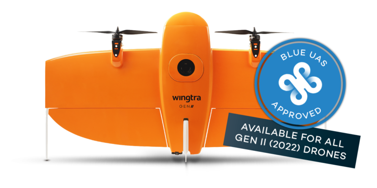 Wingtra gen II drone BLUE UAS certification
