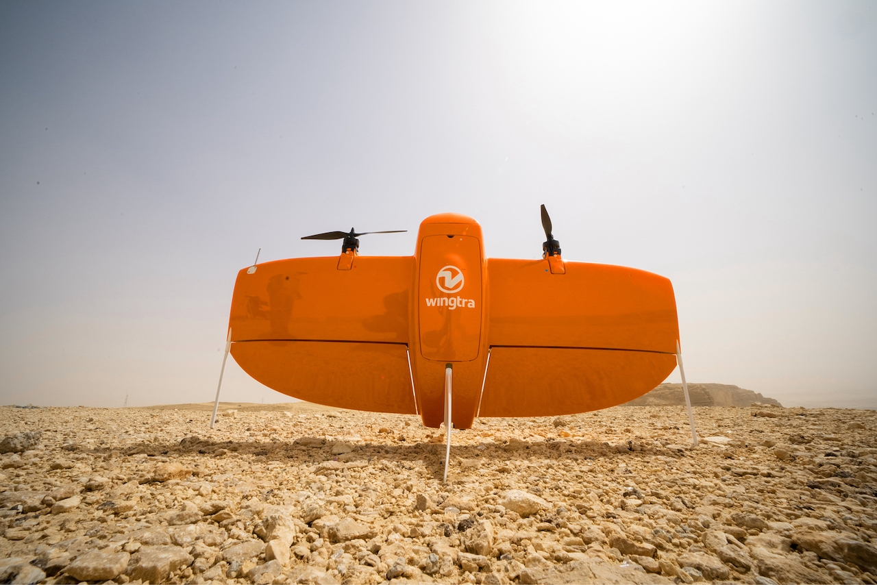 WingtraOne in the Saudi desert