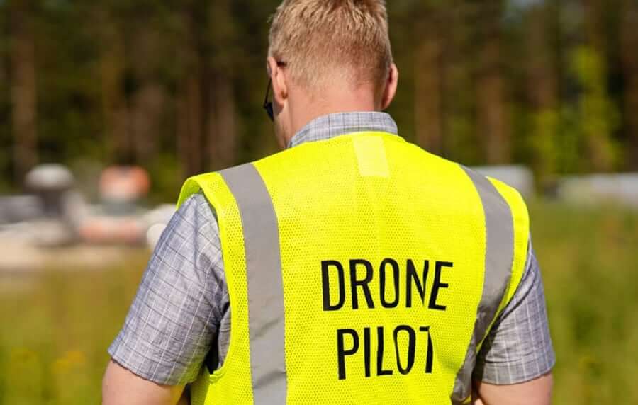 Commercial drone pilot