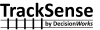 Logo de TrackSense en negro (fondo transparente)