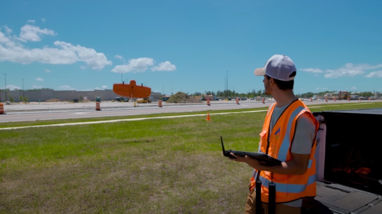 Lancer et effectuer le levé par drone