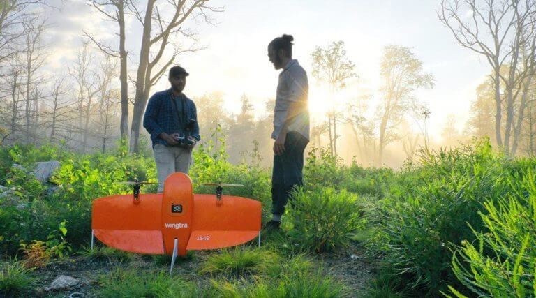 forest surveying drones wingtra