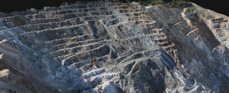 Mapeo de taludes mineros