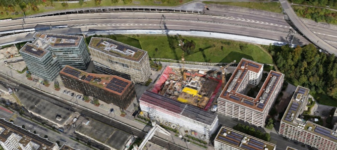 Mapeo oblicuo 3D de levantamiento de ciudades