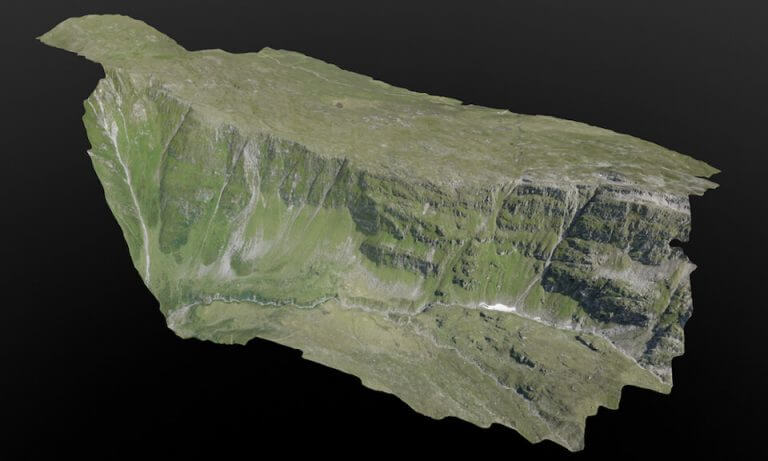 Site survey in the Alps - 3D model