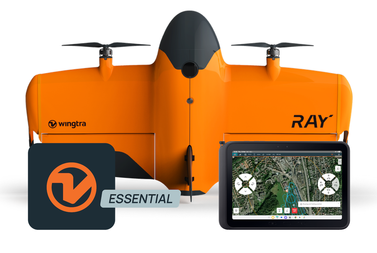 El plan de topografía con drones de Wingtra es imprescindible para misiones topográficas estándar
