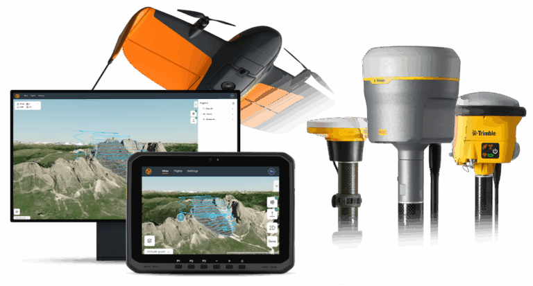 Conectividad entre Wingtra y Trimble