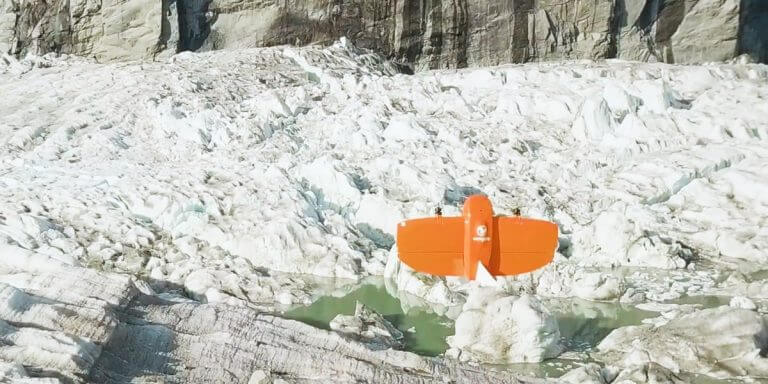 WingtraOne drone glacier Alaska