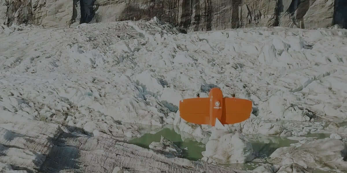 WingtraOne drone glacier Alaska