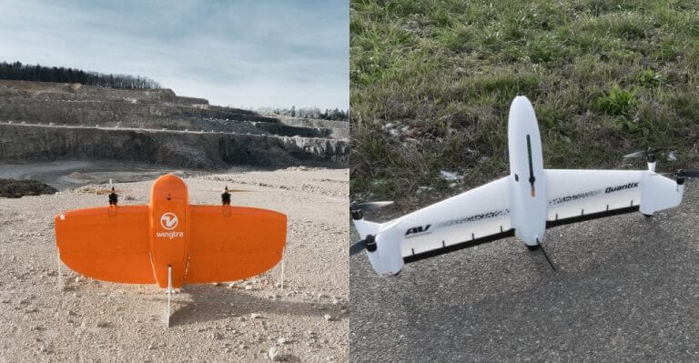VTOL drones compared: WingtraOne and Quantix